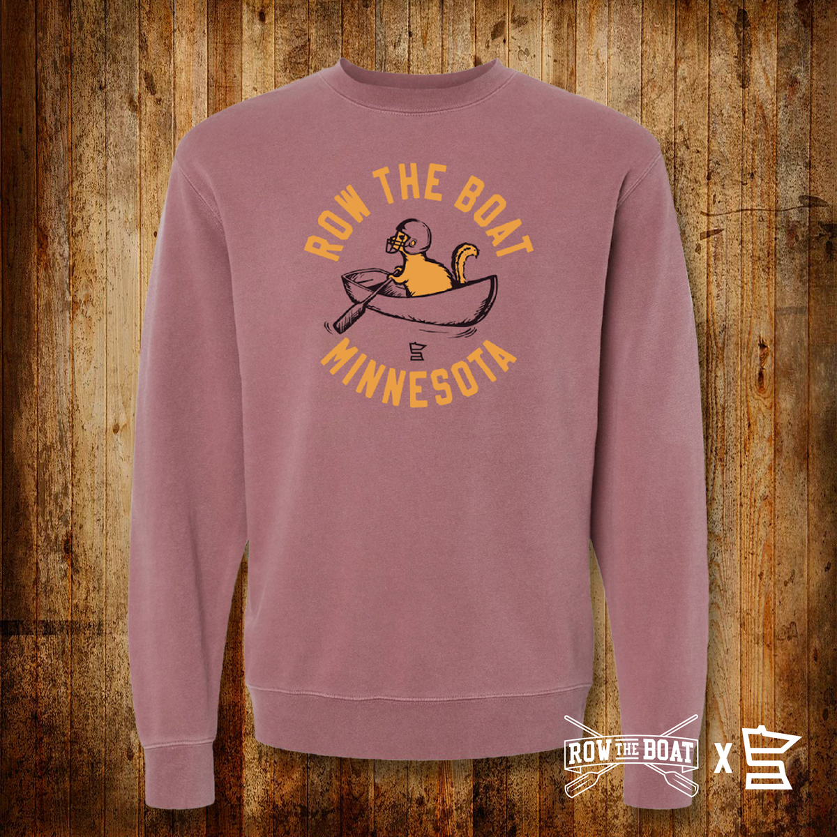 ROW THE BOAT VINTAGE FLEECE CREWNECK