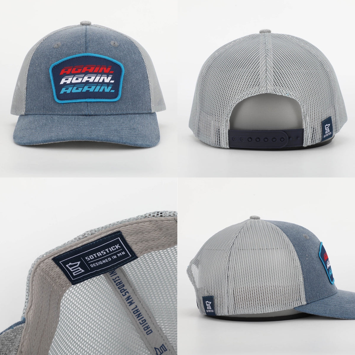 CHEERS STATE 3D  TRUCKER HAT - GREY – SotaStick.com