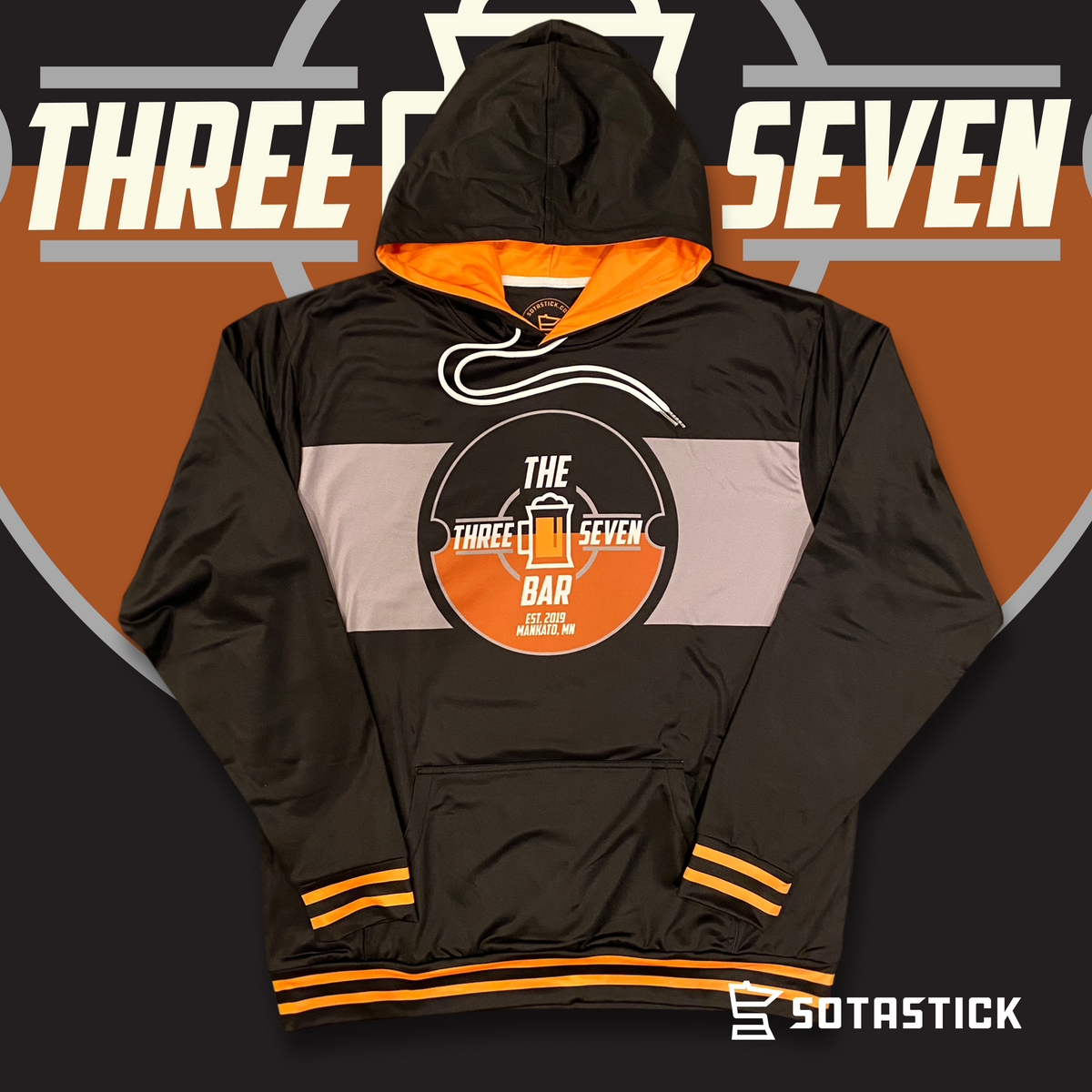 PRE-ORDER** THREE SEVEN BAR | JERSEY HOODIE – SotaStick.com
