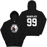 TCNE | TEAM LOGO | HOODIE - BLACK - PERSONALIZED