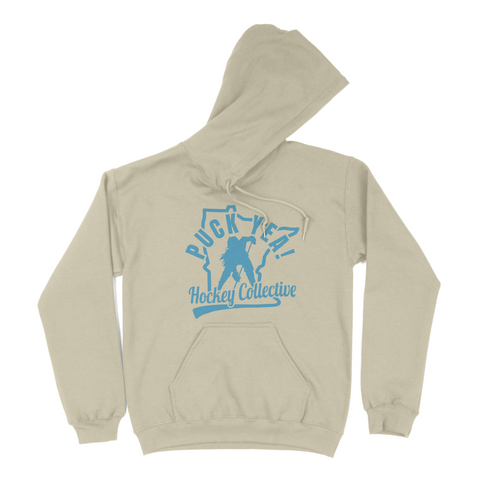 PUCK YEA! STATE HOODIE SAND - Main Image