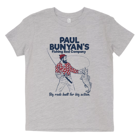 BUNYAN'S FISHING ROD | T-SHIRT | YOUTH SIZE