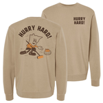 HURRY HARD! | VINTAGE FLEECE CREWNECK