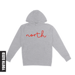 NORTH SCRIPT | FLEECE HOODIE | YOUTH