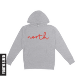 NORTH SCRIPT | FLEECE HOODIE | YOUTH