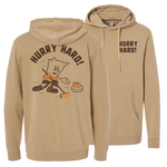 HURRY HARD | VINTAGE FLEECE HOODIE