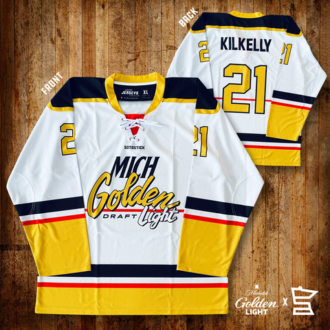 RETRO MICH GOLDEN LIGHT | PERSONALIZED JERSEY