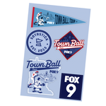 FOX 9 TOWN BALL TOUR 2025 | STICKER SHEET