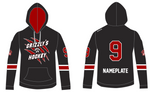 ST. CLOUD GRIZZLY'S - BLACK | JERSEY HOODIE - YOUTH