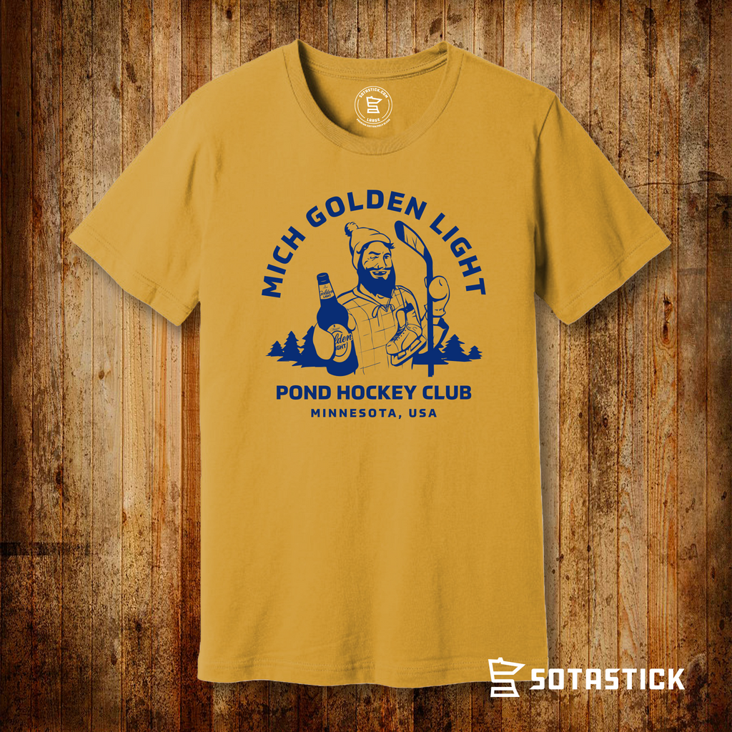 Light hot sale gold shirt